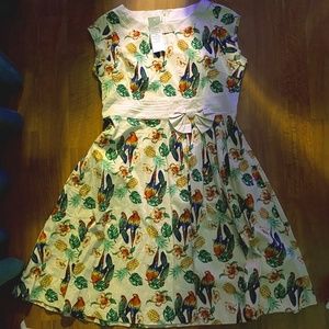 NWT Lindy Bop Parrot Dress
